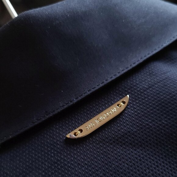 NEW Jordan Nike Air Long Sleeve Snap Button Shirt Jacket Medium Cotton $590 - Picture 11 of 13